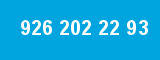 926 202 22 93